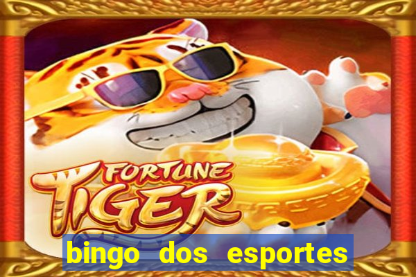 bingo dos esportes para imprimir